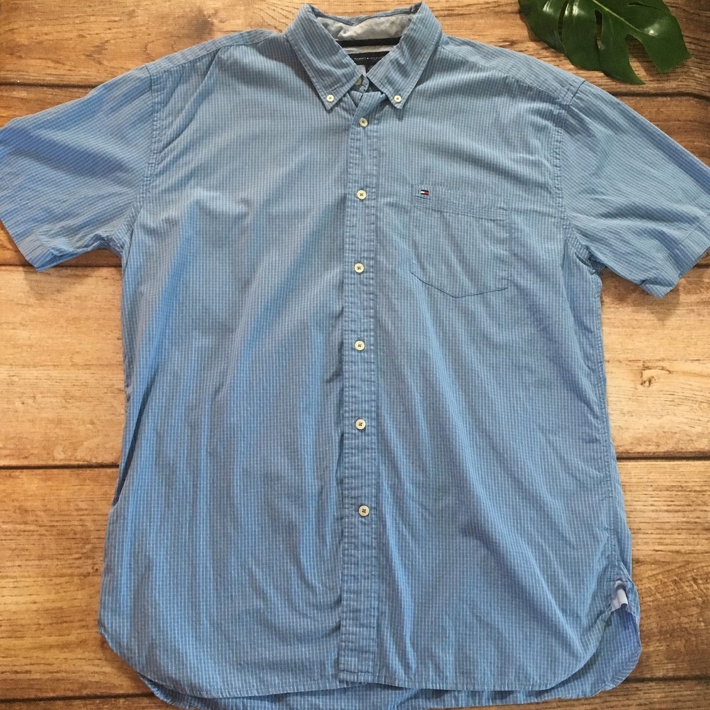 Men’s Blue XL Tommy Hilfiger Button Down Shirt